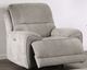 Furniture of America® Morcote Light Gray Power Recliner-0