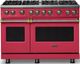 Viking® 5 Series 48" Valentine Pro Style Gas (LP) Range with Brushed Brass Trim-0