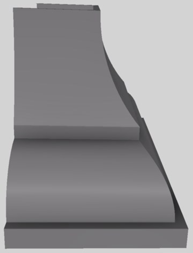 Vent-A-Hood® Designer Series 48" Gunsmoke Wall Mounted Range Hood-2