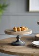 A & B Home Black/Brown Wooden Display Stand-4