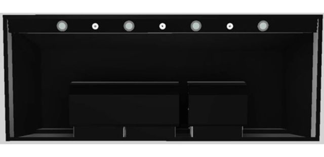 Vent-A-Hood® Designer Series 60" Black Wall Mounted Range Hood-3