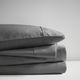 Olliix by Madison Park Grey Queen 600 Thread Count 100% Pima Cotton Sheet Set-4