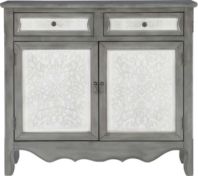 Powell® Antique Grey/White Console-1