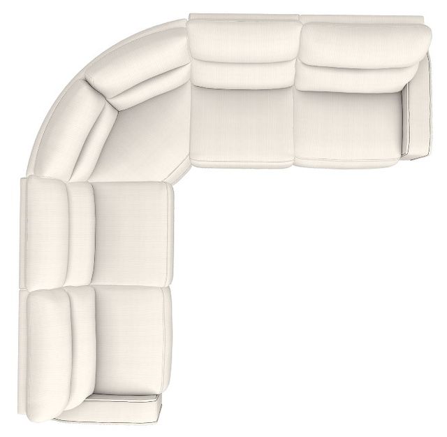 La-Z-Boy® Maddox 5-Piece Pearl Curve Manual Reclining Sectional-3