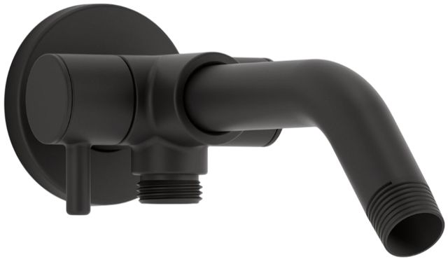 KOHLER® Matte Black Shower Arm with 2-Way Diverter-0