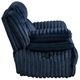 Homelegance® Goodland Blue Manual Glider Reclining Chair-3