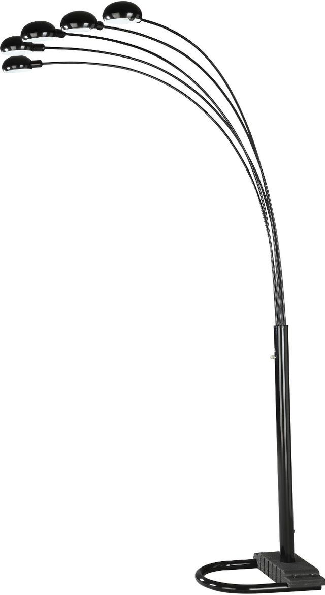 Coaster® Kayd Satin Black 5-Light Floor Lamp-0