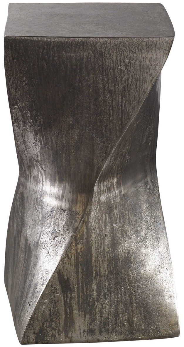 Uttermost® Euphrates Silver Accent Table-3