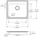 Elkay Lustertone® Classic Lustrous Satin 25" x 21-1/4" x 4" 1-Hole Single Bowl Drop-In ADA Sink-1
