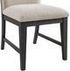 Elements International Axel Espresso/Light Gray Dining Chair-5