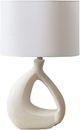 Monarch Specialties Inc. Ivory Resin Table Lamp with Ivory Shade-0
