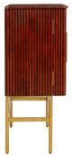Furniture Classics Ricky Brown/Gold Bar Cabinet-2