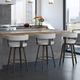 Amisco Customizable Fletcher Swivel Bar Stool-1