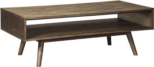 Signature Design by Ashley® Kisper 2-Piece Dark Brown Living Room Tables Set-1