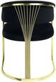 ACME Furniture Fallon Black/Gold Side Chair -3