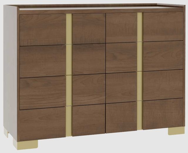 Country View Woodworking Verrado 55" Metal Legs 8-Drawer Dresser-0