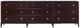 Century® Customizable Details Case 9-Drawer Low Dresser-1