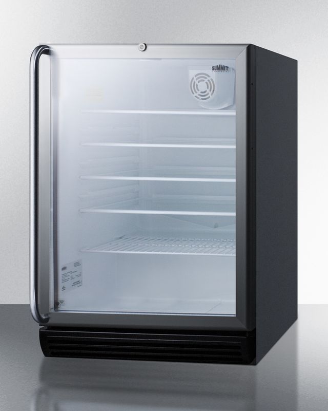 Summit® Commercial Series 24" 5.5 Cu. Ft. Stainless Steel Beverage Center-2