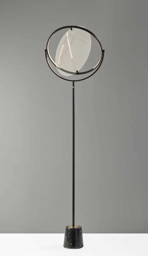 Adesso® Orsa Black LED Floor Lamp-4