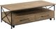 Kincaid Furniture Modern Forge Sandy Brown Coffee Table with Black Frame-0