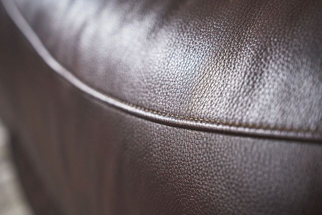 La-Z-Boy® James Walnut Leather Manual Rocking Recliner-4