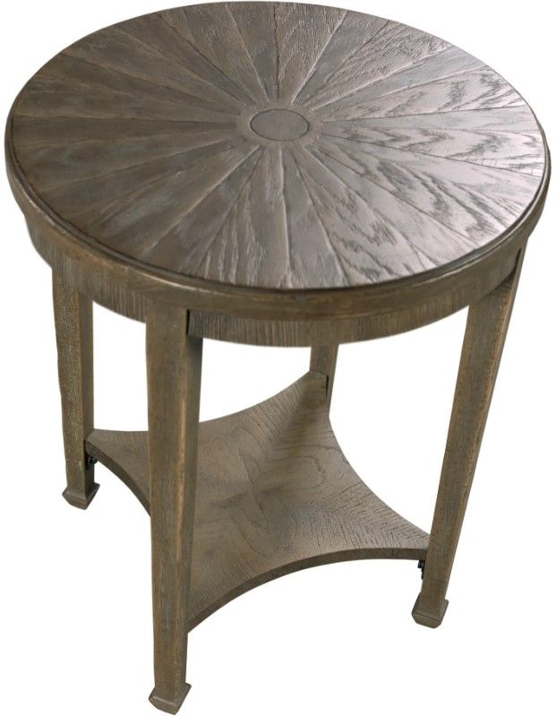 Hammary® Emporium Sutter Shadow Round End Table-4