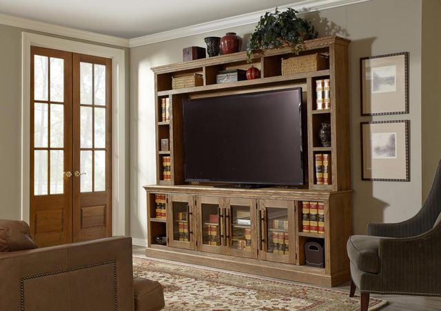 aspenhome® Manchester Barnhouse 97" Console and Hutch-1