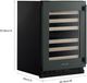 Kitchenaid® 24" Juniper Built-In Wine Cooler with Full-Extension Wood-Front Racks-3