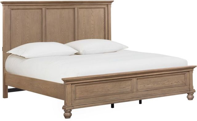 aspenhome® Oxford Tan Queen Panel Bed-0