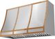 Zephyr Designer Collection 48" Polished Copper Forte Hood Banding Kit-2