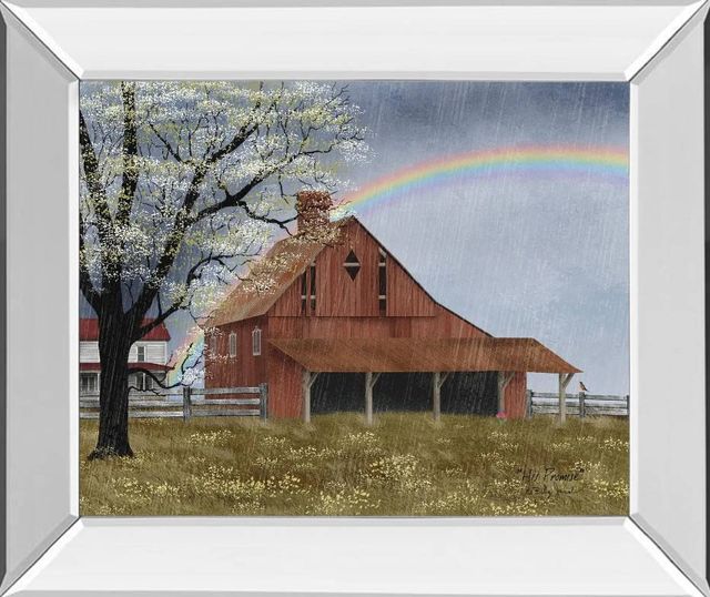 Classy Art His Promise by Billy Jacobs Mirrored Frame Wall Art-0