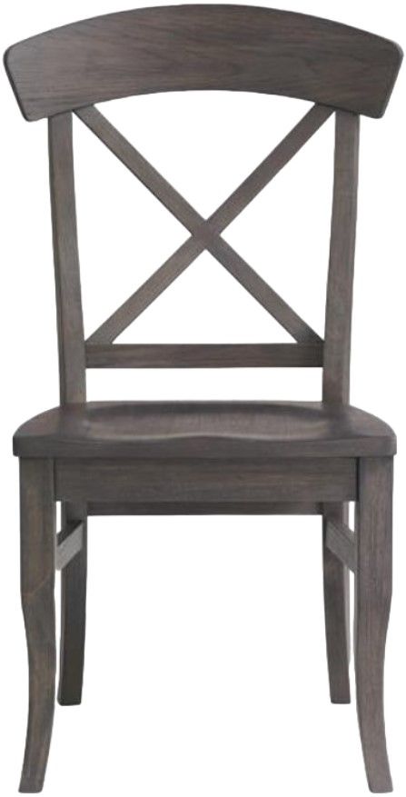 Riverside Furniture Harper 2-Piece Matte Black X-Back Dining Side Chair Set-2