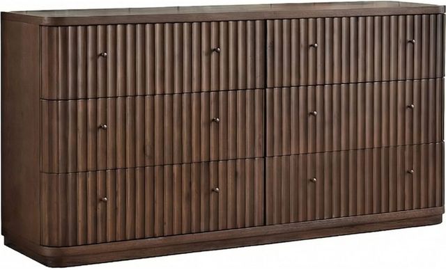 Modus Furniture Penny Chocolate Mousse Fluted Dresser-0