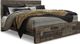 Benchcraft® Derekson 5-Piece Multi Gray King Storage Panel Bed Set-1