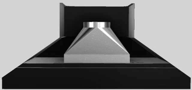 Vent-A-Hood® 66" Black Wall Mounted Range Hood-4