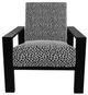 Telescope Casual Larssen Agra Classic/Black Aluminum/Fabric Outdoor Cushion Arm Chair-1