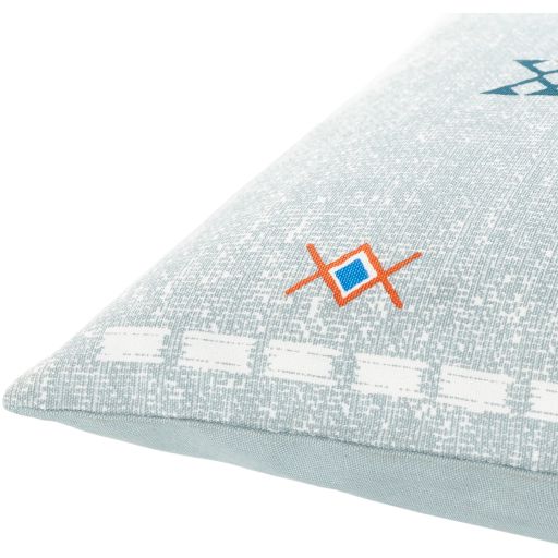Surya Cactus Silk Medium Gray 13"x20" Toss Pillow with Down Insert-1