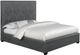 Coaster® Bowfield Charcoal Queen Upholstered Bed-0