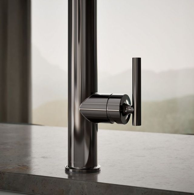 KOHLER® Purist® Vibrant Titanium 10" Kitchen Sink Faucet with 3-Function Sprayhead-4