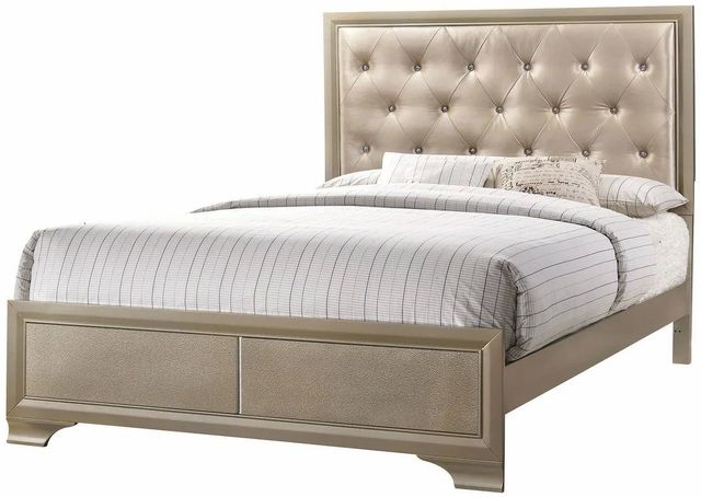 Coaster® Beaumont Champagne Queen Bed-0