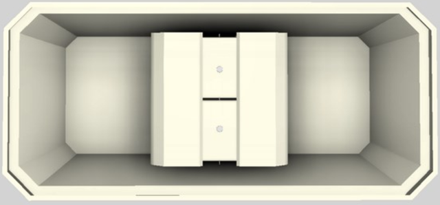 Vent-A-Hood® Designer Series 66" Biscuit Island Range Hood-2