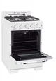 Unique® Appliances Classic Retro 24" Marshmallow White Freestanding Natural Gas Range-2