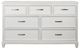 Riverside Furniture Osborne Winter White 7-Drawer Dresser-0