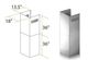 ZLINE 36" Stainless Steel Chimney Extension-2