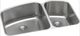 Elkay Lustertone® Classic Lustrous Satin 32-3/4" x 21" x 9" 60/40 Double Bowl Undermount Sink with Perfect Drain®-0
