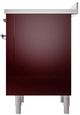 Ilve® Nostalgie II Series 36" Burgundy Pro Style Induction Range-4