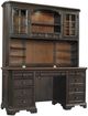aspenhome® Hampton Black Cherry Credenza and Hutch-0