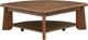 Magnussen Home® Tanner Tawny Brown Pie Shaped Lift Top Cocktail Table with Casters-3