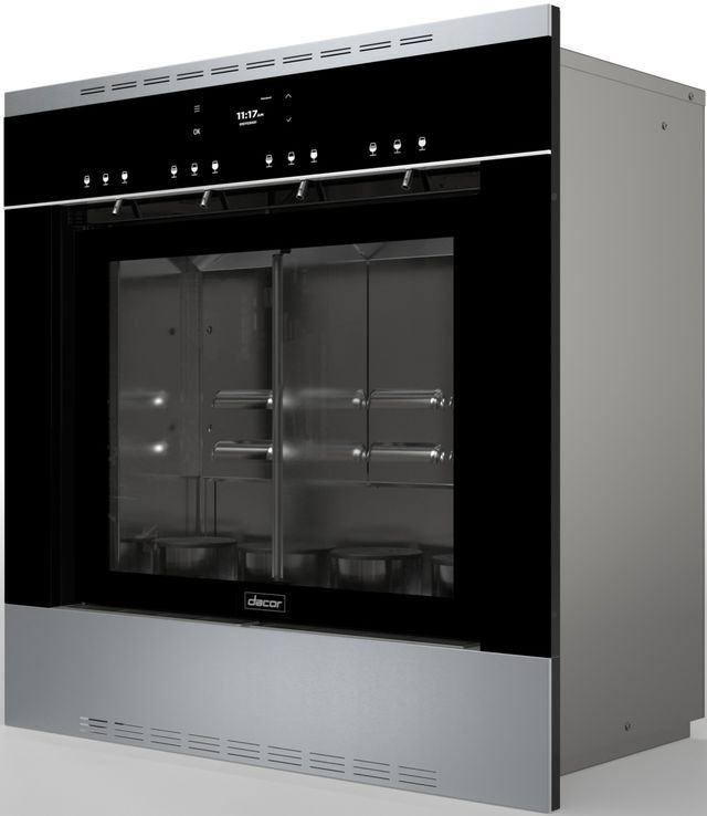 Dacor® 24" Silver/Graphite Stainless Built-In Wine Dispenser-3