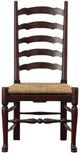 Furniture Classics Bradley Brown Ladderback Dining Side Chair-1
